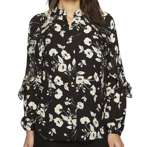 Ralph Lauren floral Button down blouse